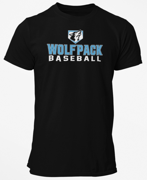Official Wolfpack Baseball Plate Tee